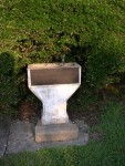 Ellisville, MS : Marble water fountains outside the Jones County Courthouse in Ellisville have 