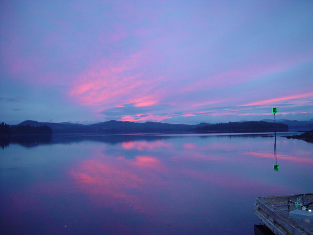 Hydaburg, AK : This was taken from the M/V Christian which was docked in the boat harbor at Hydaburg, AK