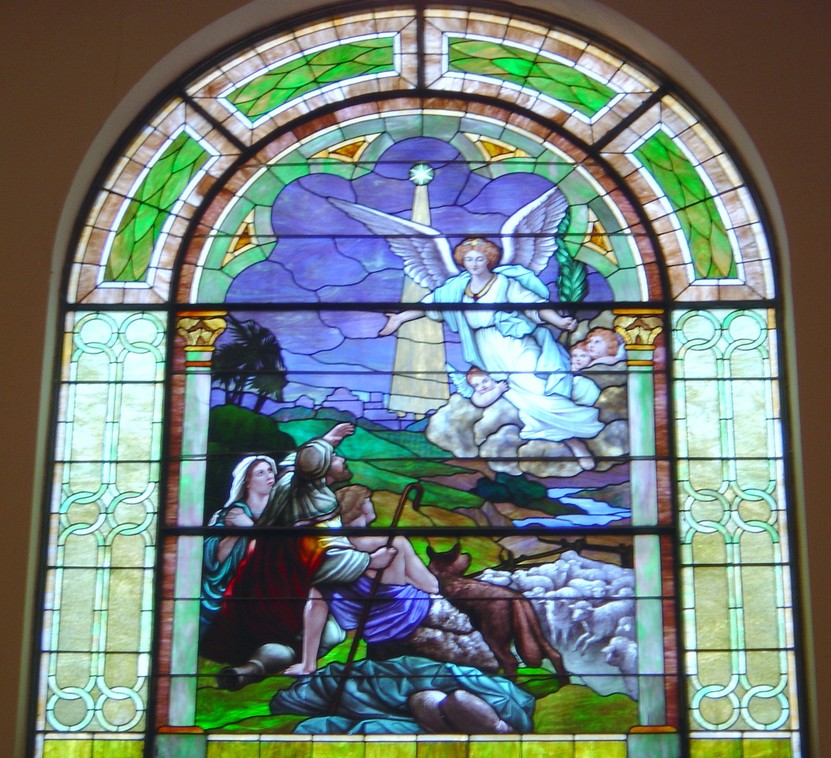 Leavenworth, KS: St. Paul Lutheran Church (Leavenworht) stained glass window