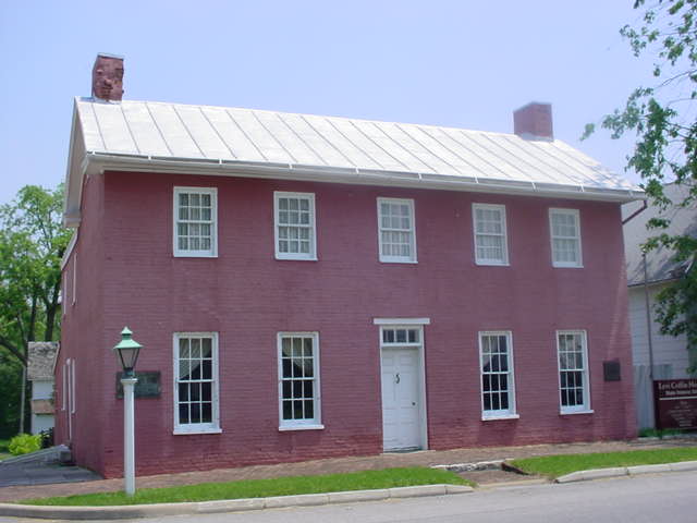 Fountain City, IN: The Levi Coffin House in Fountain City, Indiana. It was built in 1827 and used on the Underground Railroad to hide runaway slaves.
