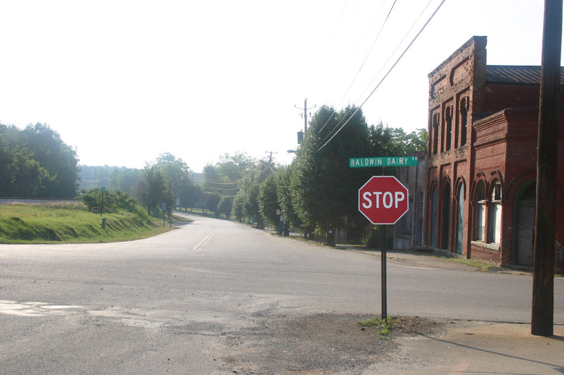 Buckhead, GA : Looking East on Railroad Street