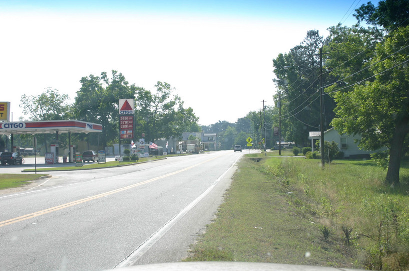 Dearing, GA: Main Street - Looking East