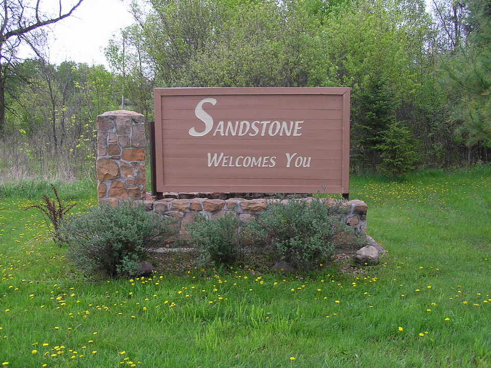 Sandstone, MN: Welcome Sign