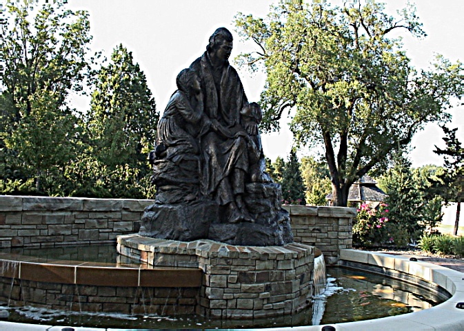 Shawnee, KS: Chief Charles Bluejacket Fountain