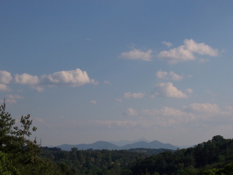 Weaverville, NC : View from East Ponders Way in Weaverville, NC