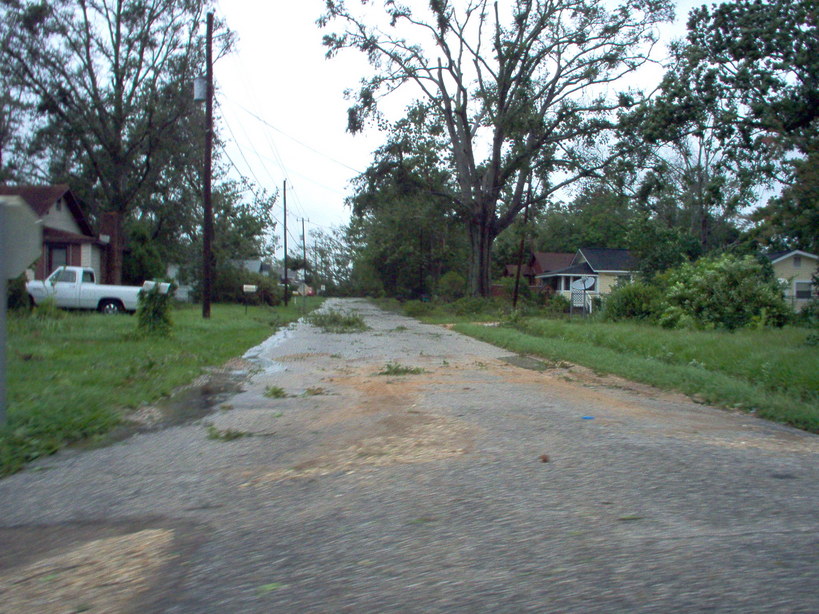 Atmore, AL: This picture was taken within a few minutes after Hurricane Dennis passed
