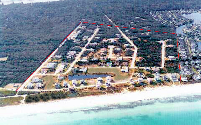 Palm Coast, FL: Aerial View of the Barrier Island