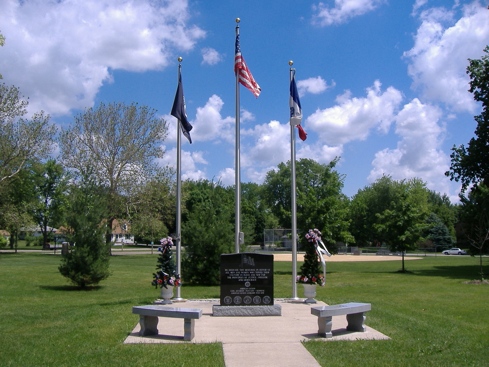 Eldridge, IA: Veteran's memorial