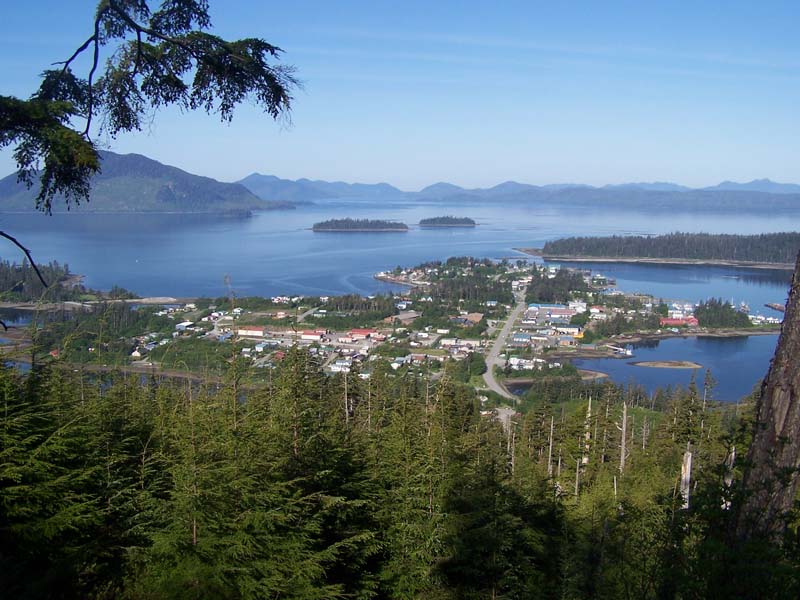 Craig, AK Craig Alaska from Sunnahae Mountain photo, picture, image