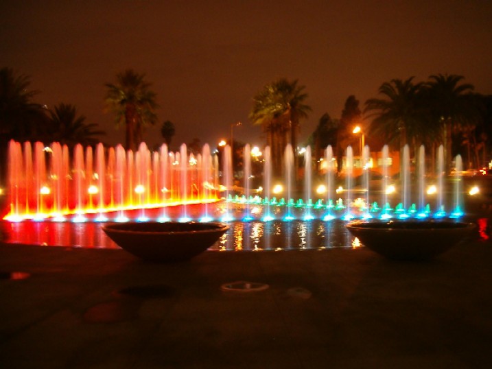 West Hollywood, CA: The Pacific Design Center at night