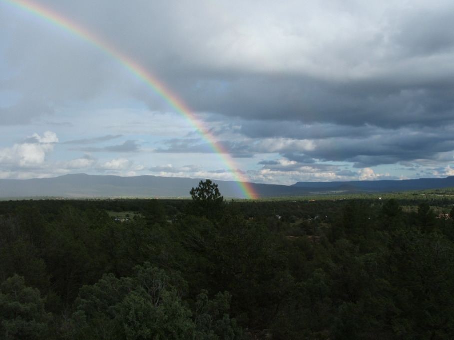 Glorieta, NM: Rainbow Over Glorieta