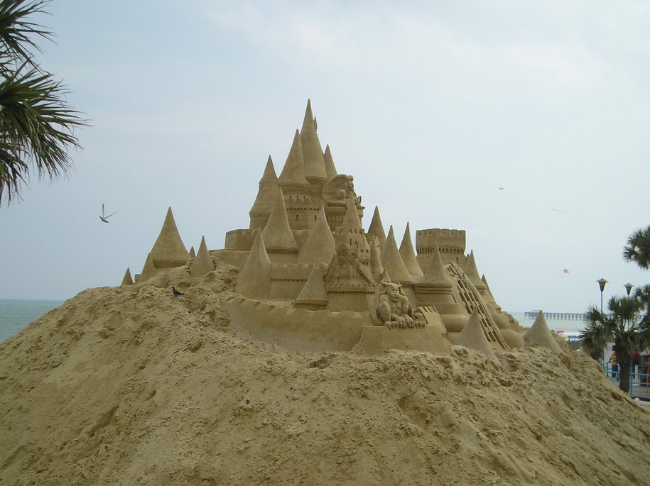 North Myrtle Beach, SC: Sand Castle at Sunfest 6-3-06