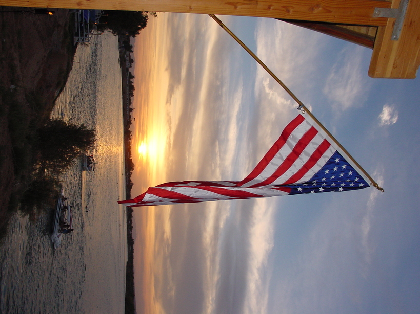 Blythe, CA : Sunset at Hidden Beaches  Proudly we wave