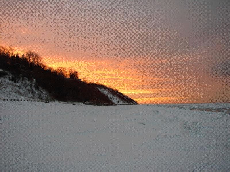 Rocky Point, NY: Winter at Rocky Point