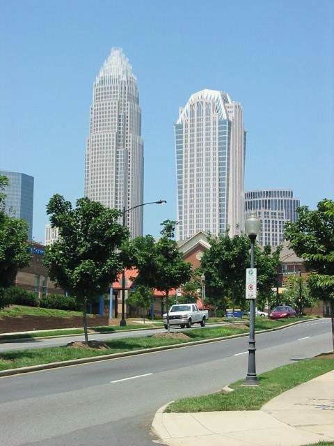 Charlotte, NC: The largest towers on the skyline