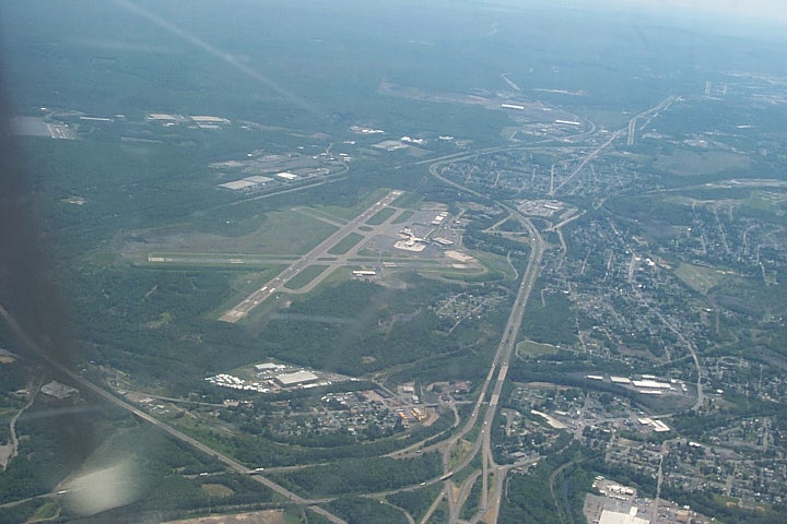 Scranton, PA: Wilkes Barre airport and surrounding area a week before the 2006 flood