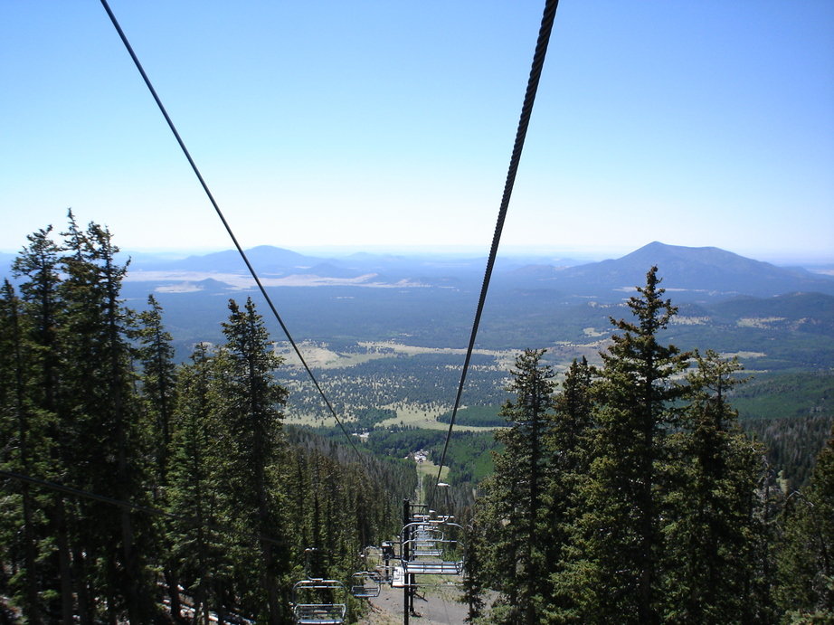 Flagstaff, AZ : Snow bowl Flagstaff chairlift