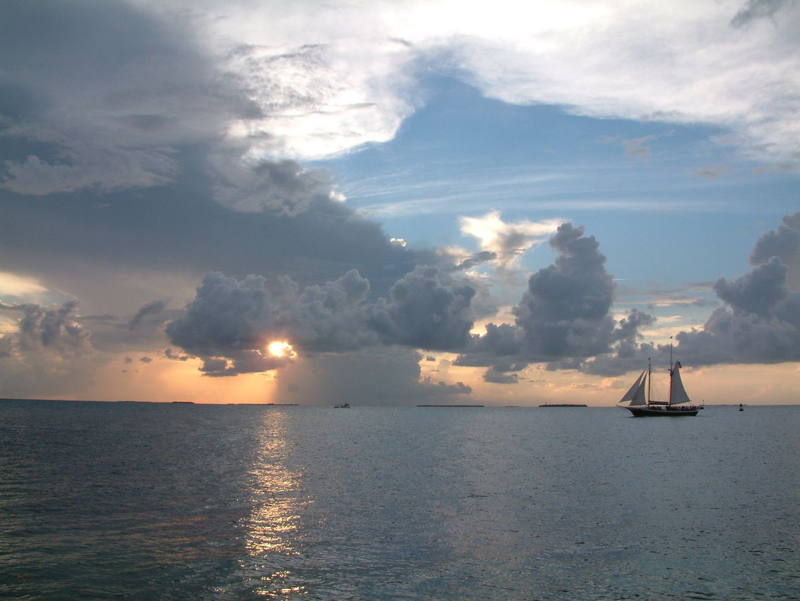 Key West, FL : Sunset At Fort Zachary Taylor