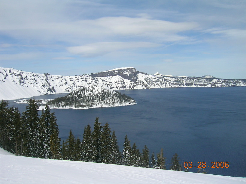 Klamath Falls, OR: A view of Crater Lake approx 1 hour from Klamath Falls