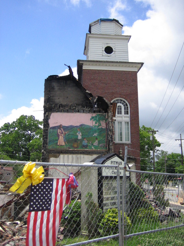 Pitman, NJ: Pitman Methodist Church at time of Demolition