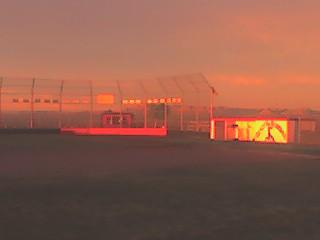 Tornillo, TX: 6:45am Sun rise on High School Baseball Field