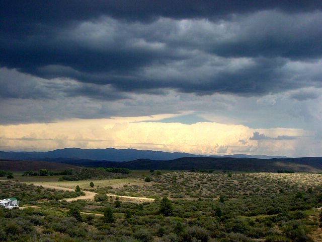 Peeples Valley, AZ: taken from pinion storm approaching