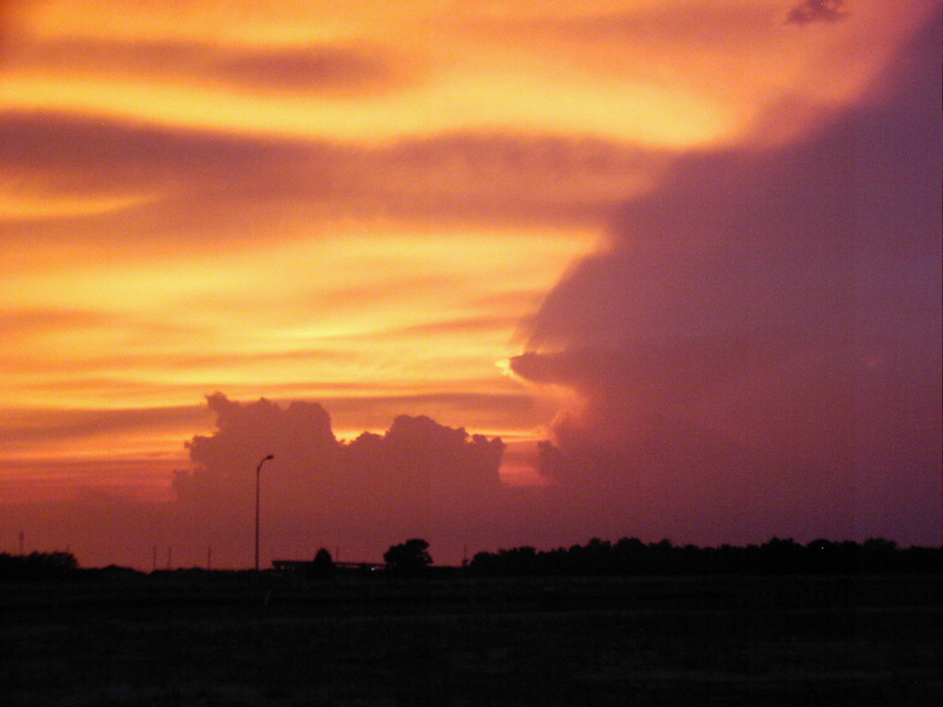 Richmond, TX: Sunset over Fm1093 & Westpark Toll Way
