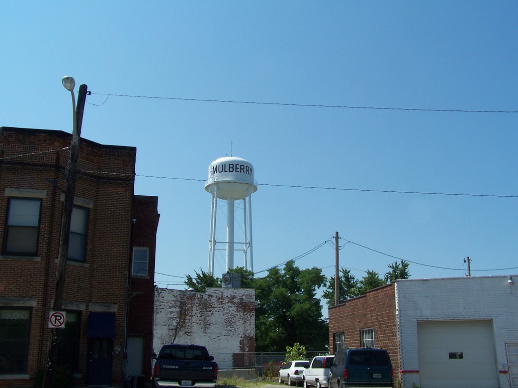 Mulberry, IN: Mulberry Indiana Watertower