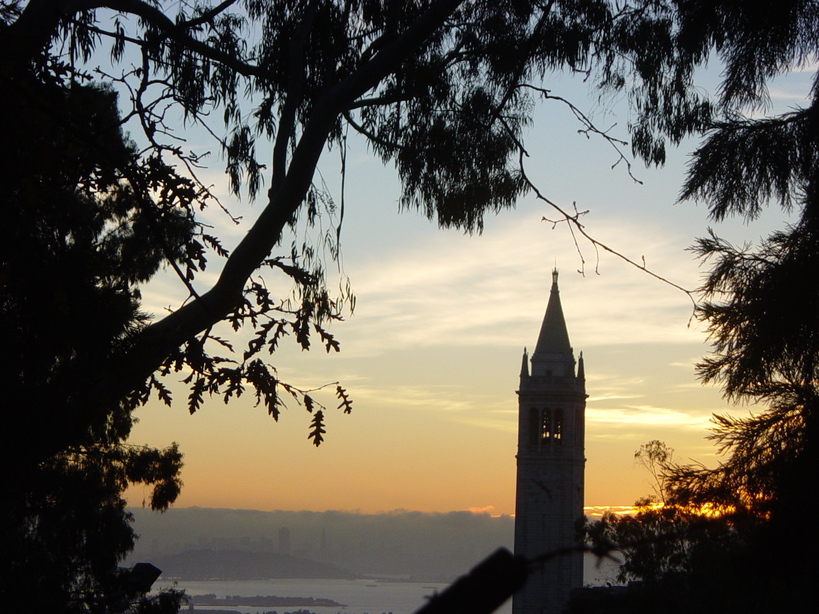 Berkeley, CA: Campanile at Sunset