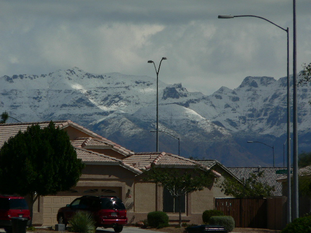 Mesa, AZ: Who Says It Doesn't Snow In Arizona (Superstition Mtns.)