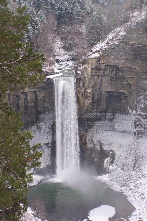 Ithaca, NY: Taughannock Falls in Winter
