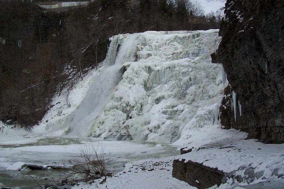 Ithaca, NY: Ithaca Falls in Winter