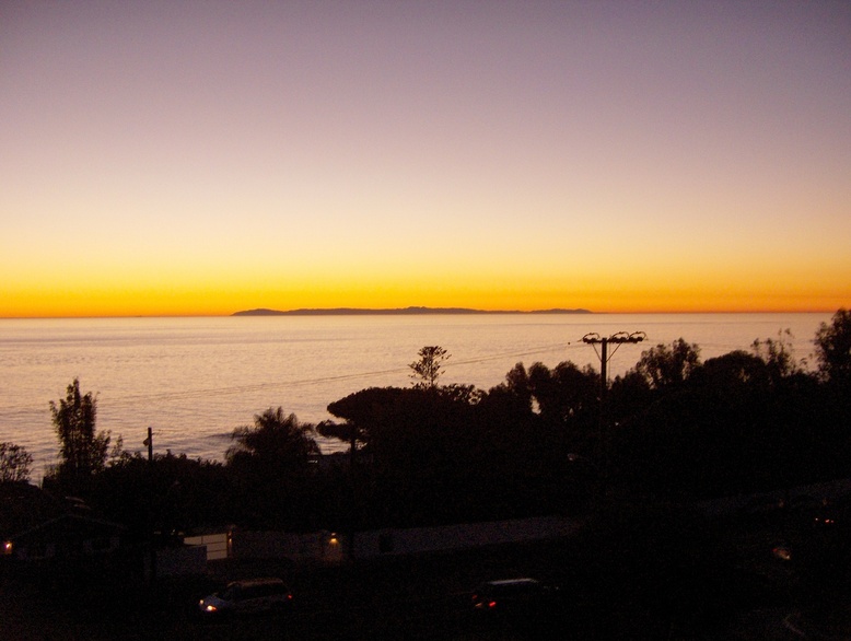 Laguna Beach, CA: sunset taken from my front deck on pch and diamond st/ PRICELESS!