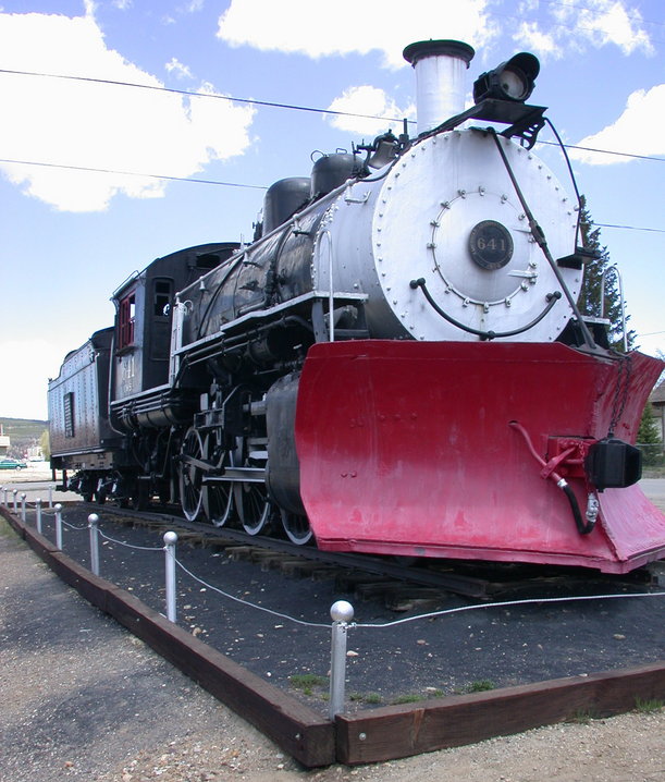 Leadville, CO : Leadville, CO, display at tourist train station