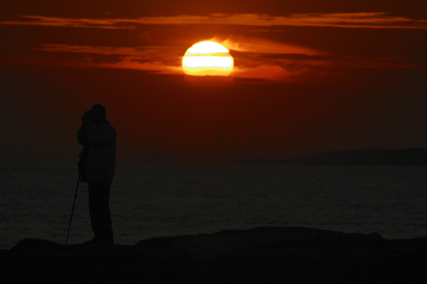Gloucester, MA : Sun Set From Eastern Point Light
