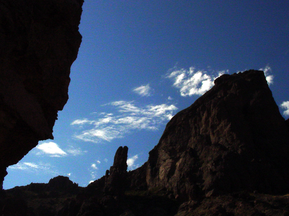Apache Junction, AZ : On a hike in Apache Junction.