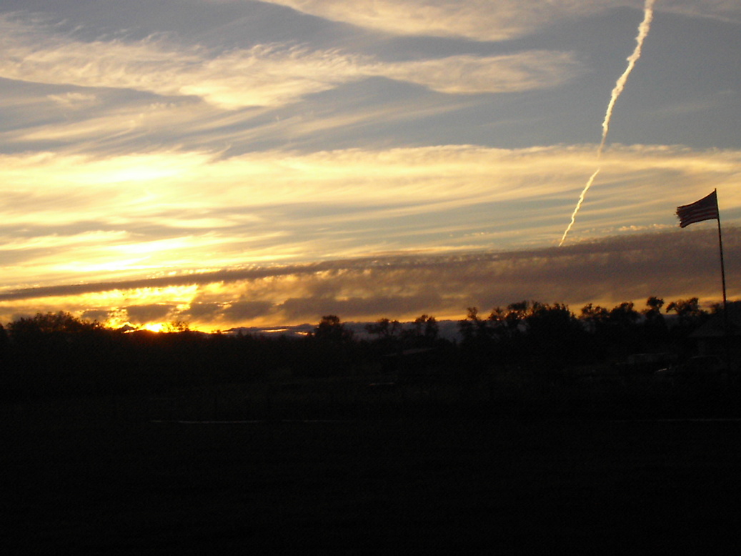 Ellensburg, WA: Sunset in Ellensburg
