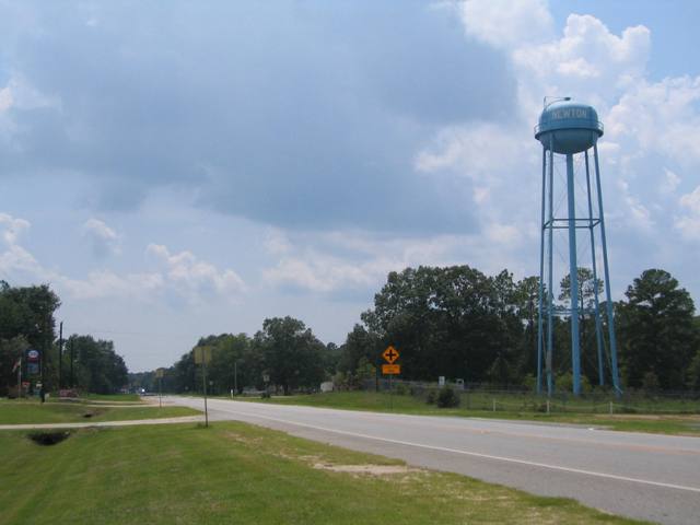 Newton, GA : Looking south down Ga 91