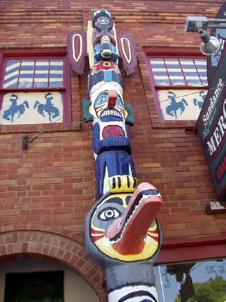Sundance, WY: Totem Pole in Sundance, WY