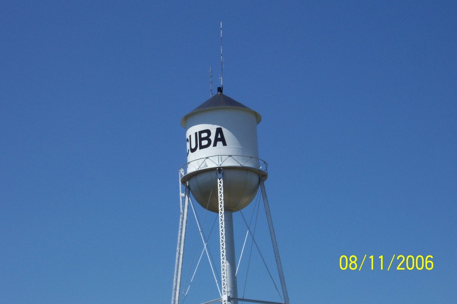 Cuba, KS water tower photo, picture, image (Kansas) at