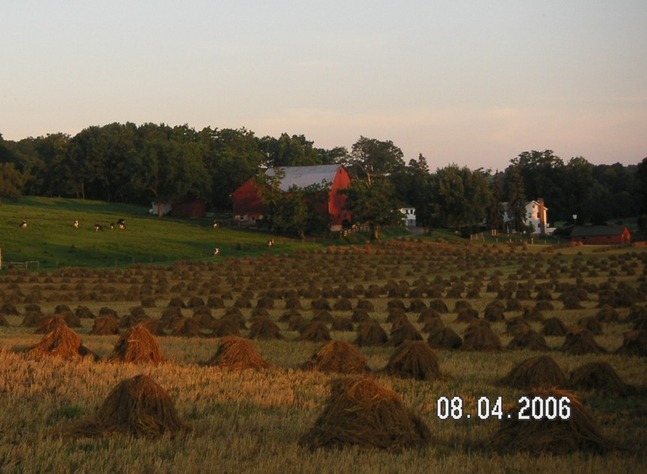 Wilmot, OH : Sunset time near Grandma's Alpine Homestead Restaurant in Wilmot OH