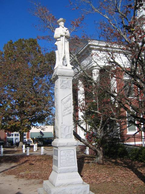 Butler, GA : Taylor County Confederate Memorial, Taylor County