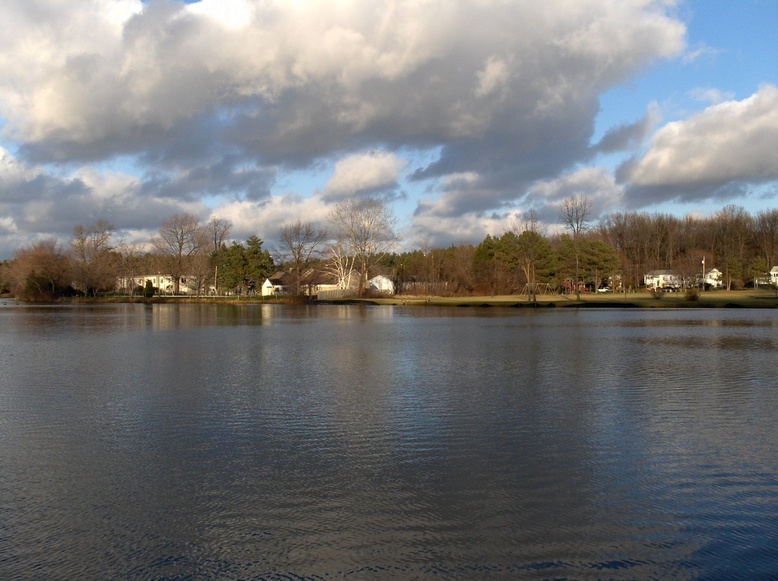 Clifton Park, NY: Pond near golf course in Clifton Knolls development