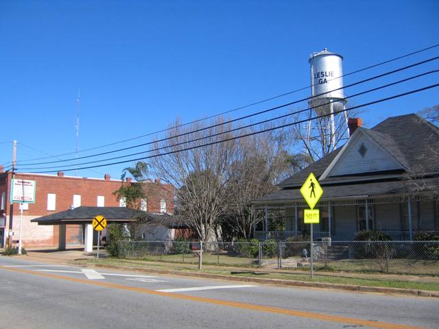 Leslie, GA : Downtown Leslie, Ga