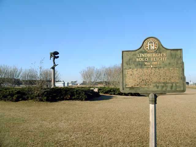 Americus, GA: Historic Marker, Souther Field, Americus, Georgia