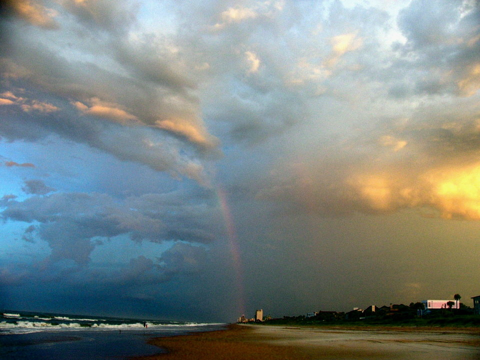 Ormond Beach, FL : Ormond Beach - beach sunset