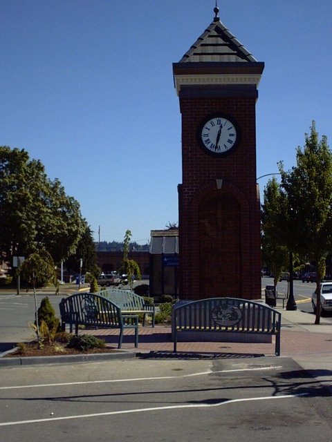 Shelton, WA: Clock Tower in Downtown Shelton