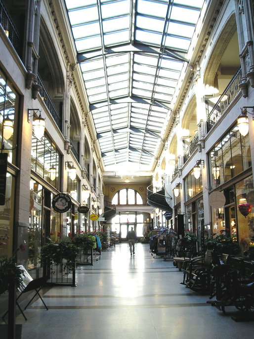 Asheville, NC: The Grove Arcade, Historic Shopping Center downtown Asheville, NC