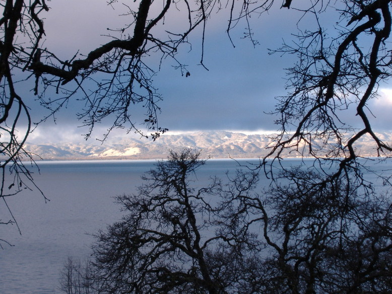 Lucerne, CA : looking off my deck in Lucerne