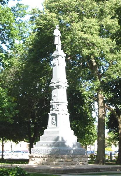 Mason City, IA: The Civil War Soldier Monument in Central Park